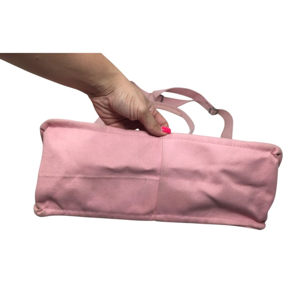 Women's ZHMO Pink Canvas Tote bag - Picture 6 of 16